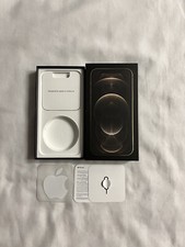 Apple iPhone 12 Pro Gold 128gb BOX ONLY w/Sim Tool