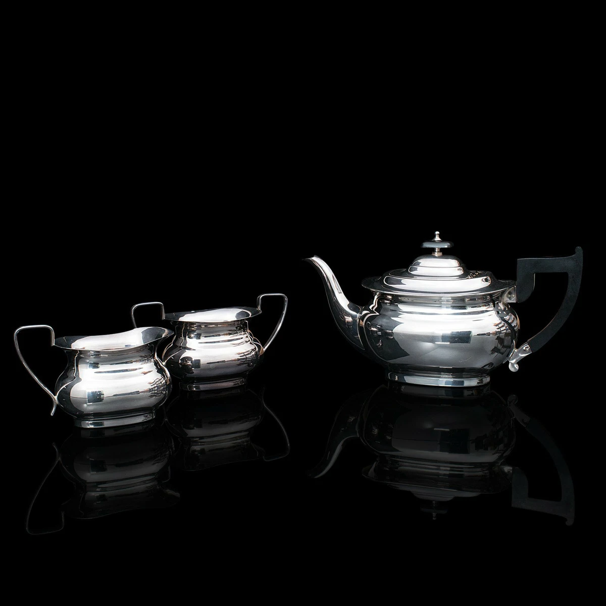 Silver plated english tea set sale