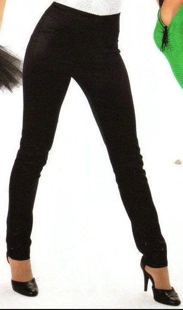  Leggings femininas térmicas de lã forrada quente para treino de pele ioga térmica - Imagem 2 de 4