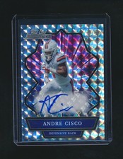 ANDRE CISCO 2021 WILD CARD ALLUMINATION HOLO LUX AUTO PARALLEL 22/99 #ABC-A