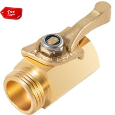 Heavy Duty Brass Shut Off Valve for Dramm 12353 3/4Inch Water Flow Control Valve
