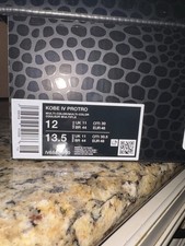 Nike Kobe IV Protro White/Blue Low Top Lace-U...