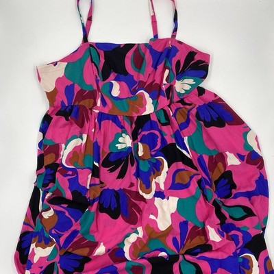 Torrid Plus Size 3 Midi Sundress Multi Colored Smocked Spring Summer City Beach