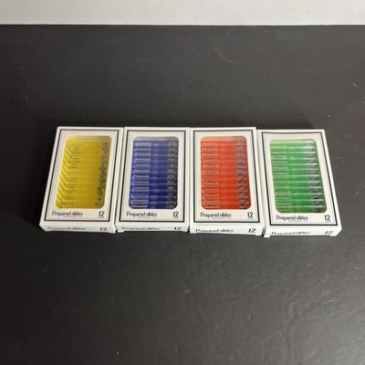 Prepared Microscope Slides 48 With Plants, Vegetables, Animals & Insects