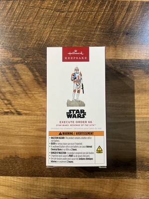 2025 Hallmark Ornament  EXECUTE ORDER 66  Star Wars Revenge Of The Sith