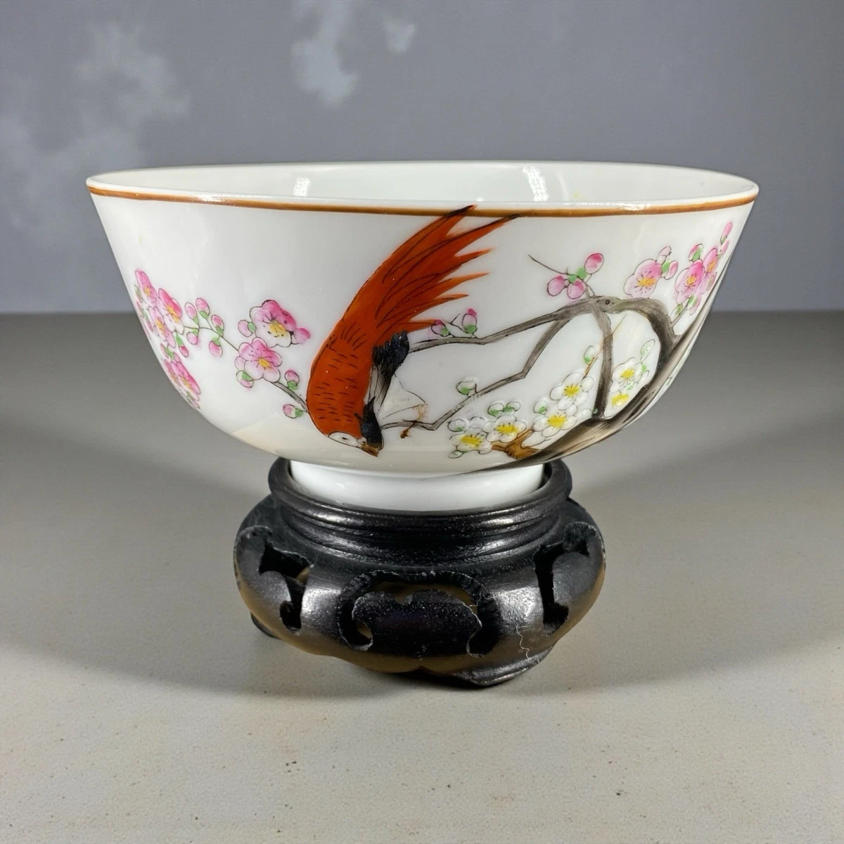 红色中国古董碗| eBay