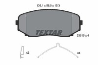 Textar Bremsbelagsatz, Scheibenbremse 2351505 FüR Mitsubishi