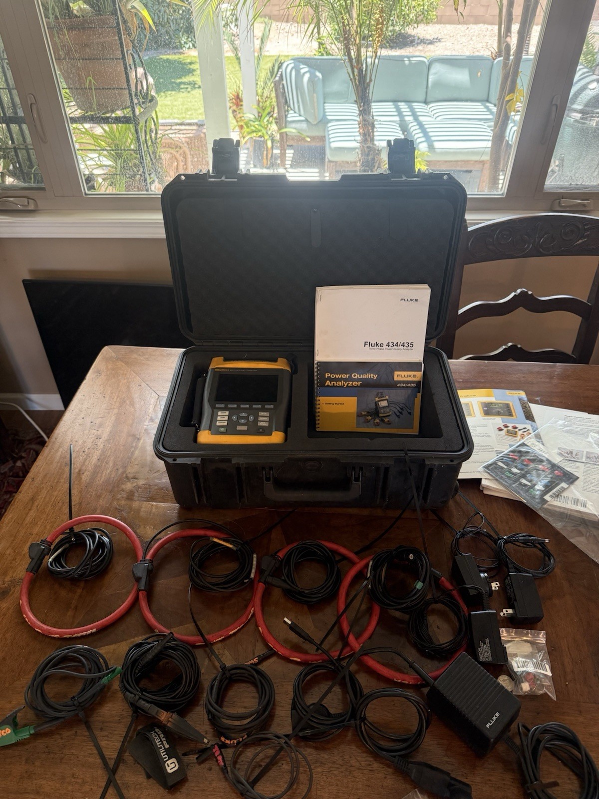 Fluke 435 Three Phase Power Quality Analyzer with Fluke hard case