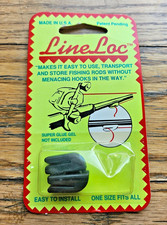 Vintage LineLoc Fishing Rod Line & Hook Keeper - NOS New In Pack - Made in USA