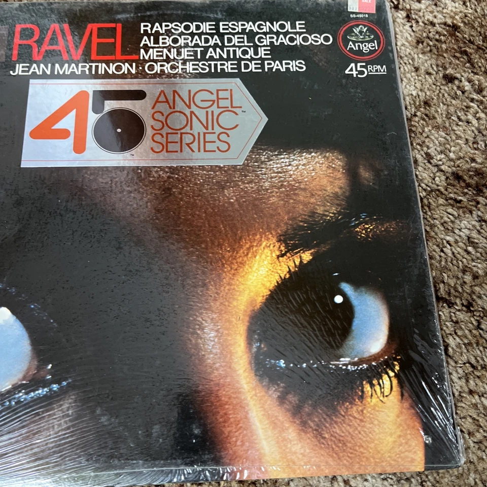 RAVEL - MARTINON, Paris - ANGEL SONIC SERIES 45-RPM QUAD ST LP IN SHRINK - Image 3 of 4