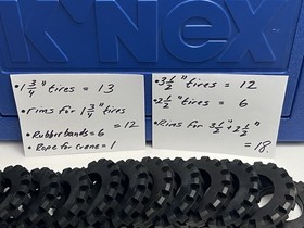 K'nex Large Lot 2000 Plus Pieces Giant Set #60020 Knex