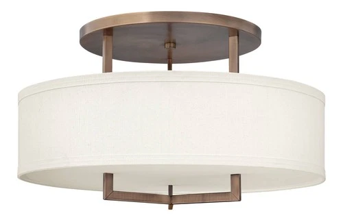 Hinkley Hampton 26" Wide Brushed Bronze Ceiling Light - Picture 3 of 6