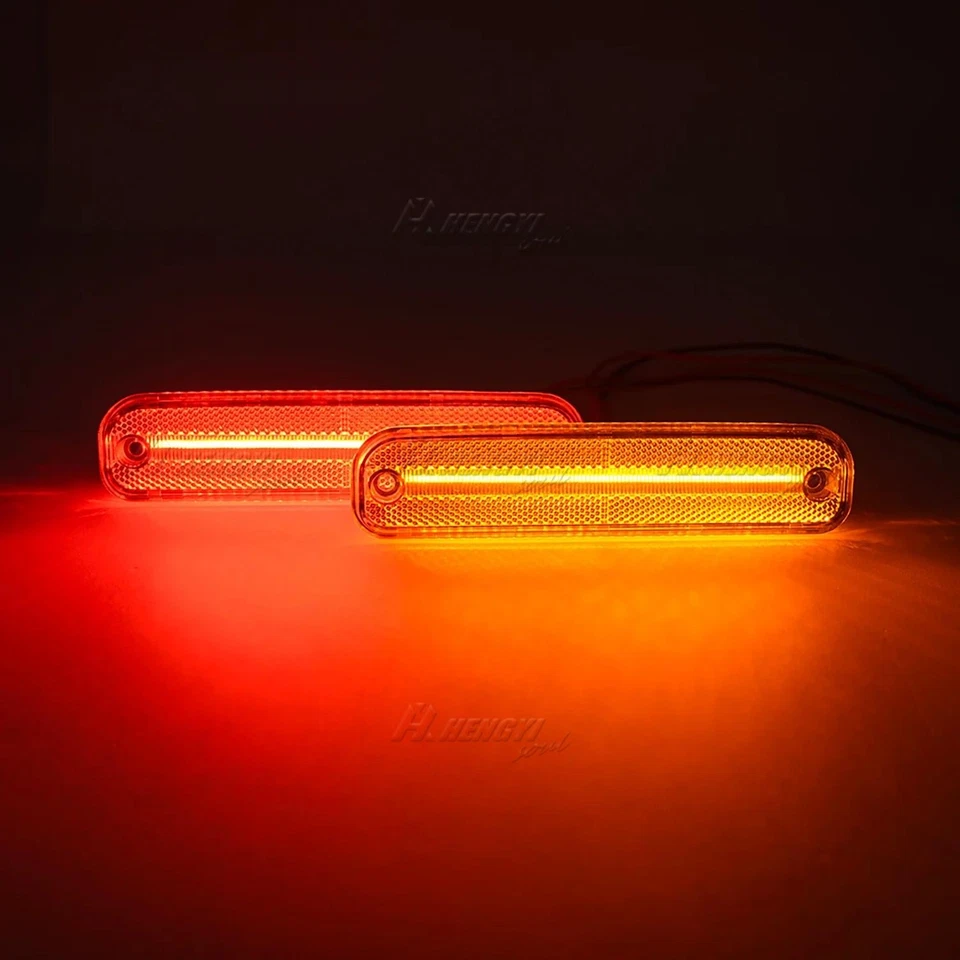 Lámpara marcadora lateral LED delantera trasera para Chevy C/K R/V 1973-1991 10 20 30 R3500 V3500 Foto 3 de 4