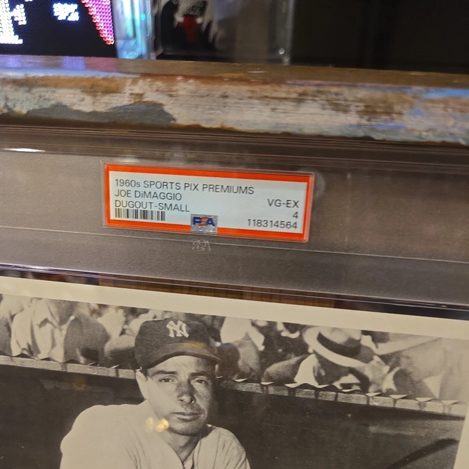 1960's Sport Pix----Joe DiMaggio -- New York Yankees - PSA 4 none higher Rare - Image 2 of 4