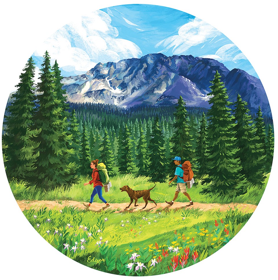 Набор наклеек Hit The Trail Lifestyle Sticker Art Set - Выразите свою страсть к путешествиям с помощью этих