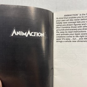 VECTREX Arcade System- ANIMACTION &ldquo;MANUAL ONLY&rdquo; Vintage 1983 **NO GAME or BOX**