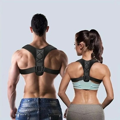 Posture Corrector Adjustable Back Brace Shoulder Support Clavicle Belt Men Women