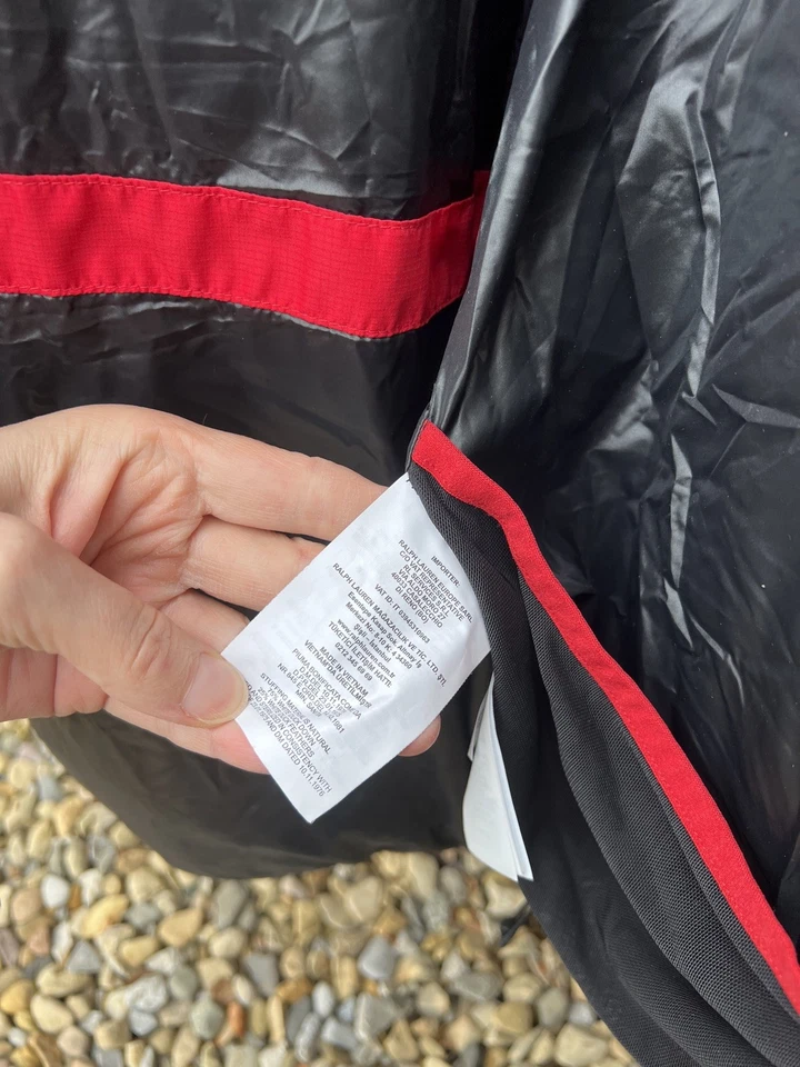 RLX Ralph Lauren Men XXL Red Black 650 fill Puffa Parka - rrp £395 Preloved - Image 2 of 4