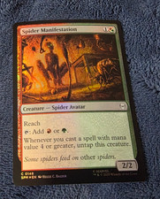 MTG SPIDER MANIFESTATION Foil C 0148 SPM (B1Pg12)