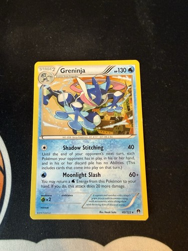 Greninja 40/122 Rare BREAKpoint Pokemon