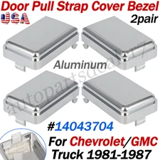FOR 1981 1982 1983 84 85 1986 1987 CHEVROLET GMC TRUCK DOOR PULL STRAP COVER 4PC