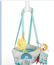 Exersaucer Johnny Jumper with Easy-to-Use Clamp Attachment Sun Rainbow Toys