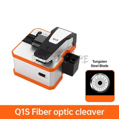 Electric High Precision Fiber Optic Cutter 3-in-1 Fiber Cleaver Tool Type-C
