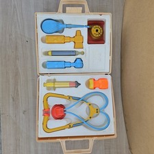 Vintage 1977 Fisher Price 936 Medical Doctor Kit Made In USA Complete Gift