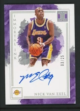 2019-20 NICK VAN EXEL 03/25 AUTO PANINI IMPECCABLE IMMORTAL INK AUTOGRAPHS