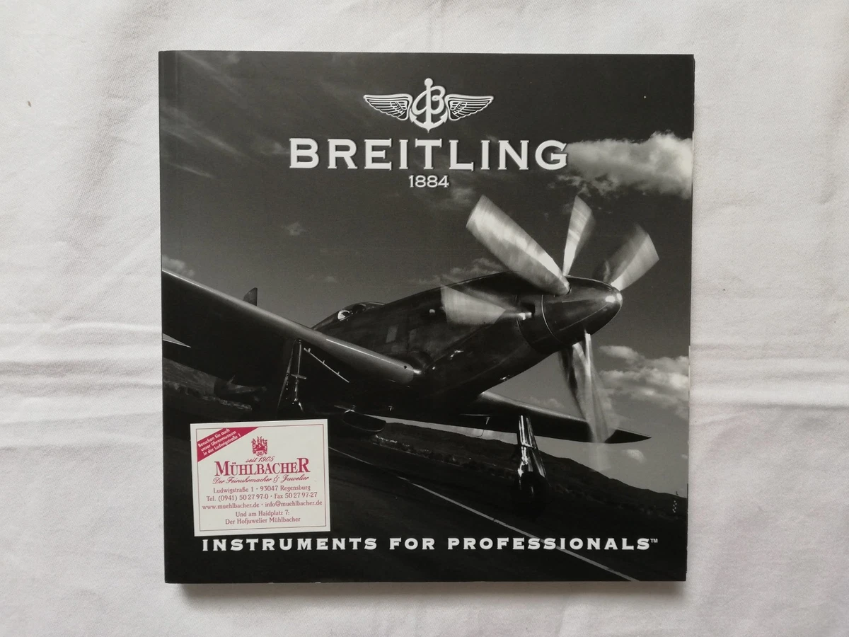 CATÁLOGO BREITLING, Chronolog 05, con lista de precios, como nuevo.