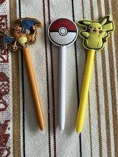 Official Nintendo DS - set of 3 pokemon stylus - Pokeball, Pikachu Charizard
