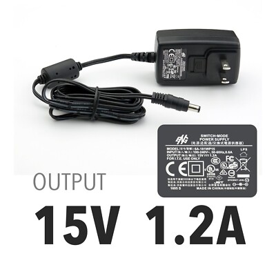 Plustek Power Adapter 15V 1.2A for OpticFilm Scanner 8100~8300 - 27-A2F-0036A121