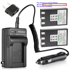 Kastar Battery and Normal Charger Kit for Canon NB-1L PowerShot S500 IXUS V3 IXY