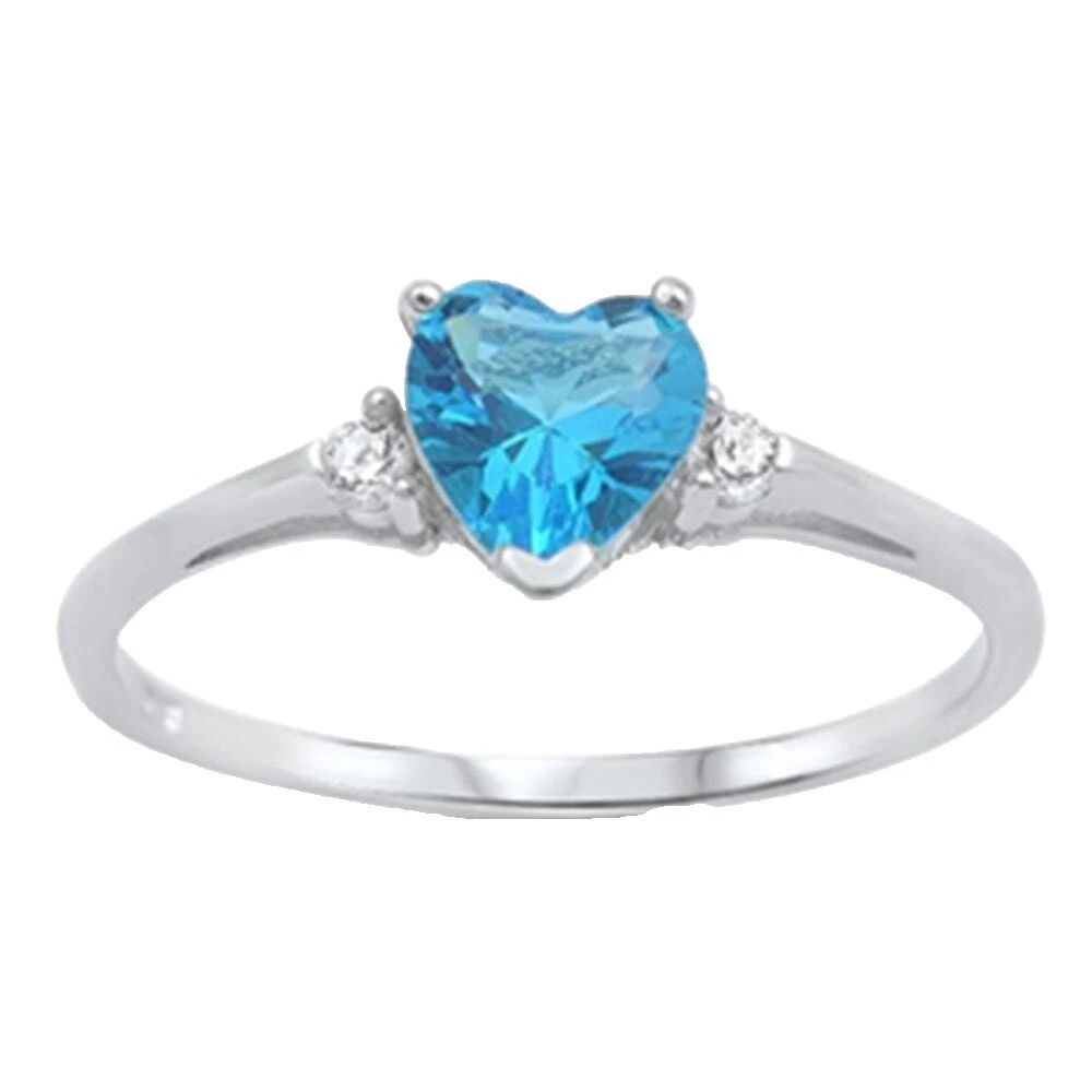 Turquoise Rose Gold Fashion Rings 7 Ring