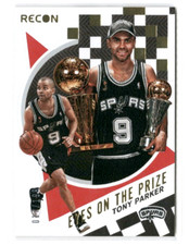 Tony Parker 2020-21 Panini Recon Eyes on the Prize #18 RED Serial #d /199