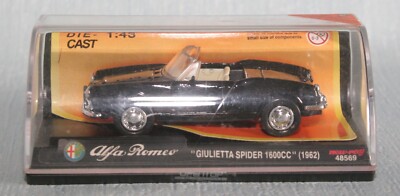 NEW RAY 48569 1:43 SCALE 1962 ALFA ROMEO GIULIETTA SPIDER CAR IN A UNGEÖFFNET BOX