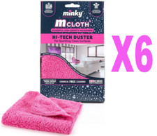 Image of 6X MINKY M CLOTH HI-TECH DUSTER CLEANING CLOTH FOR CLEAN SURFACES POPULAR BUNDLE