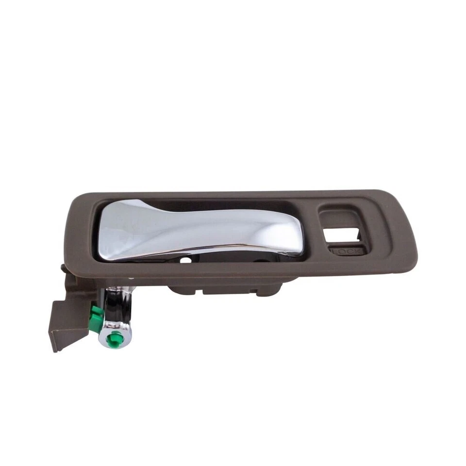 Front Left Interior Door Handle Chrome & Beige For 1996-2003 Acura RL - Image 2 of 4