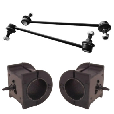 For Toyota Alphard Hybrid Front Anti Roll Bar Drop Links Pair D Bushes 2002-2008