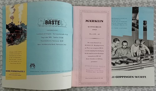 Märklin Katalog von 1957 inkl. Gutschein /Broschüre/Prospekt /Flyer/ Neuwertig!! - Bild 2 von 20