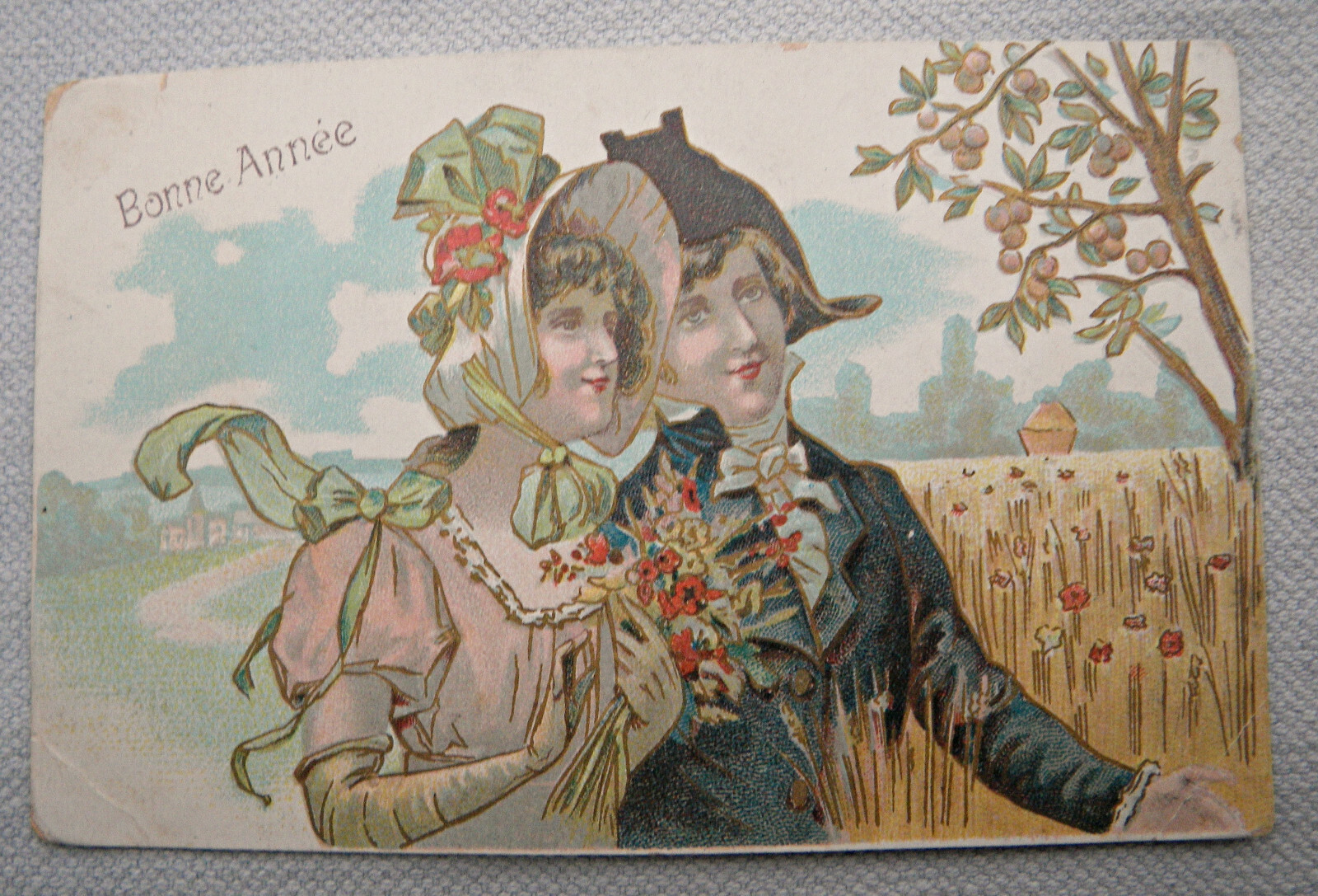 Photo 1 - Carte postale ancienne - Bonne Année