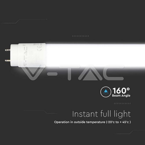 Tubo Led T8 Nano Plastic 16.5W 120cm G13 Chip Samsung 4000K V-TAC PRO VT-122-N - Imagen 4 de 5