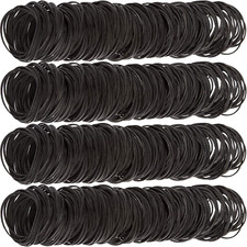 Rubber Bands Black 500Pcs 16 Small Rubber Band for Office Money School Home Siz