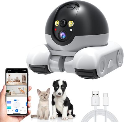 Blinky Bot Camera - 360° View Blinkybot Robot, Blinky Bot Pro Dual-Lens
