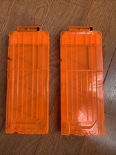 2 Nerf N-Strike Elite Dart Clip Ammo Magazine Cartridges 12 shot OEM Original