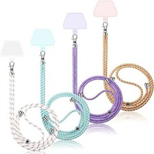 4 Pcs Universal Cellphone Lanyard Around the Neck Phone Patch Straps