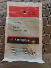 Package Of 4 - Slow Burning 5 AMP 250 Volt Fuses