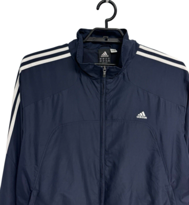 adidas ネイビー ジャケット 2XL Vintage adidas Men's windbreaker lightweight jacket navy blue zip