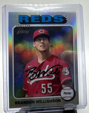 2024 Topps Heritage High Number Brandon Williamson Cinncinati Reds #159/225