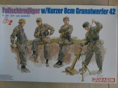 Maquette Dragon 1/35 – 5cm Pak 38 W/ Fallschirmjäger (Réf 6118) – Plastique à Peindre